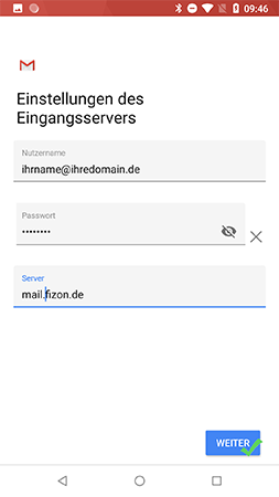 Android Einstellungen